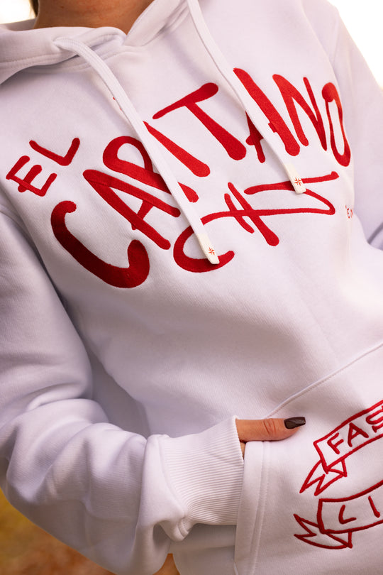 Hoodie White "El Capitano"